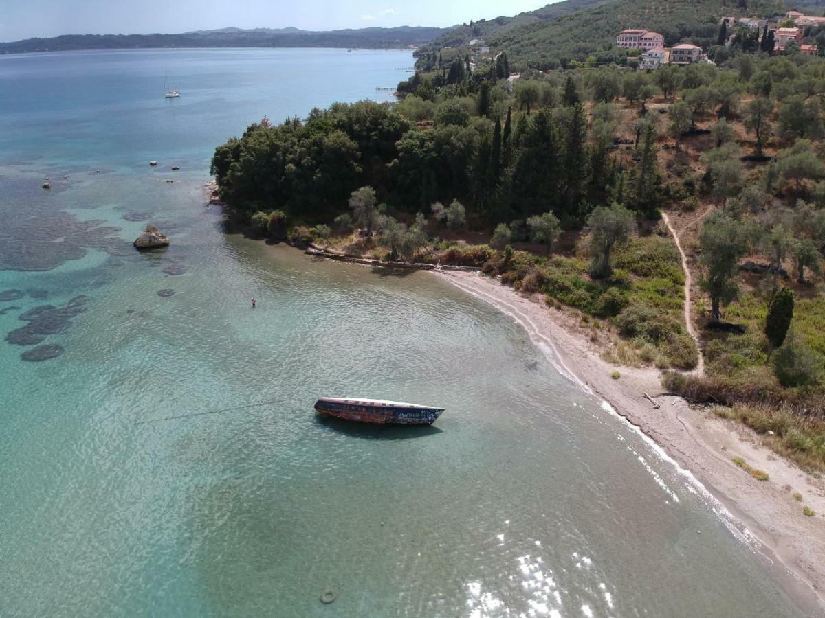 Corfu Seaview Maisonette - Sopra Il Mare Petriti  Bagian luar foto